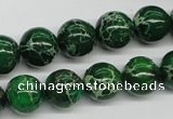 CDI70 16 inches 12mm round dyed imperial jasper beads wholesale