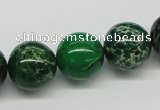CDI71 16 inches 16mm round dyed imperial jasper beads wholesale