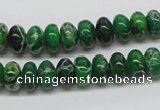 CDI72 16 inches 6*10mm rondelle dyed imperial jasper beads wholesale