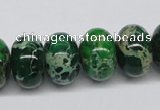 CDI73 16 inches 12*18mm rondelle dyed imperial jasper beads wholesale