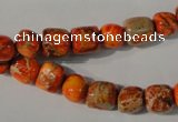 CDI732 15.5 inches 6*7mm – 8*9mm nuggets dyed imperial jasper beads