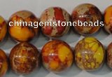 CDI742 15.5 inches 16mm round dyed imperial jasper beads