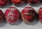 CDI764 15.5 inches 20mm round dyed imperial jasper beads