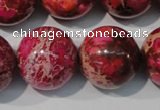 CDI764 15.5 inches 20mm round dyed imperial jasper beads