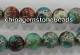 CDI804 15.5 inches 11mm round dyed imperial jasper beads wholesale