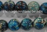 CDI807 15.5 inches 15mm round dyed imperial jasper beads wholesale