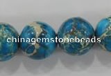 CDI808 15.5 inches 18mm round dyed imperial jasper beads wholesale