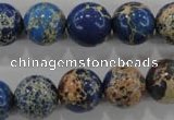 CDI816 15.5 inches 14mm round dyed imperial jasper beads wholesale