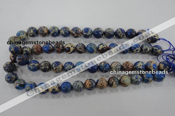 CDI816 15.5 inches 14mm round dyed imperial jasper beads wholesale