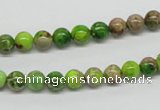 CDI82 16 inches 6mm round dyed imperial jasper beads wholesale