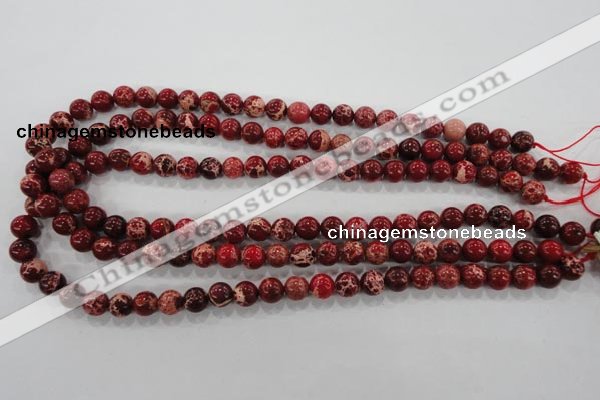 CDI821 15.5 inches 6mm round dyed imperial jasper beads wholesale