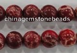 CDI824 15.5 inches 12mm round dyed imperial jasper beads wholesale