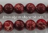 CDI825 15.5 inches 14mm round dyed imperial jasper beads wholesale