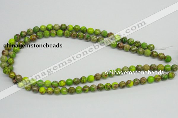 CDI83 16 inches 8mm round dyed imperial jasper beads wholesale