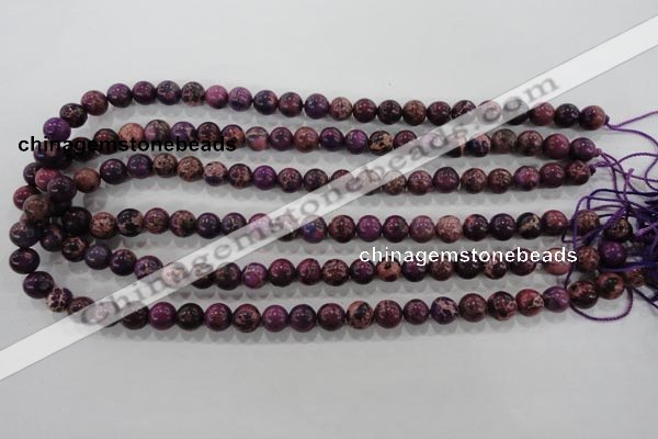 CDI832 15.5 inches 8mm round dyed imperial jasper beads wholesale