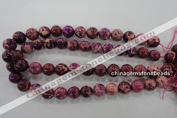 CDI835 15.5 inches 14mm round dyed imperial jasper beads wholesale