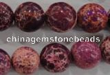 CDI836 15.5 inches 15mm round dyed imperial jasper beads wholesale