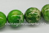 CDI84 16 inches 18mm round dyed imperial jasper beads wholesale