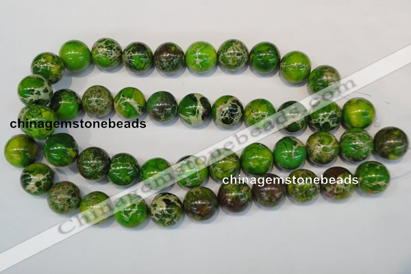 CDI84 16 inches 18mm round dyed imperial jasper beads wholesale