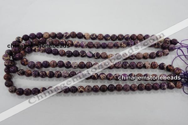CDI842 15.5 inches 8mm round dyed imperial jasper beads wholesale