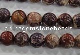 CDI843 15.5 inches 10mm round dyed imperial jasper beads wholesale