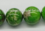 CDI85 16 inches 20mm round dyed imperial jasper beads wholesale