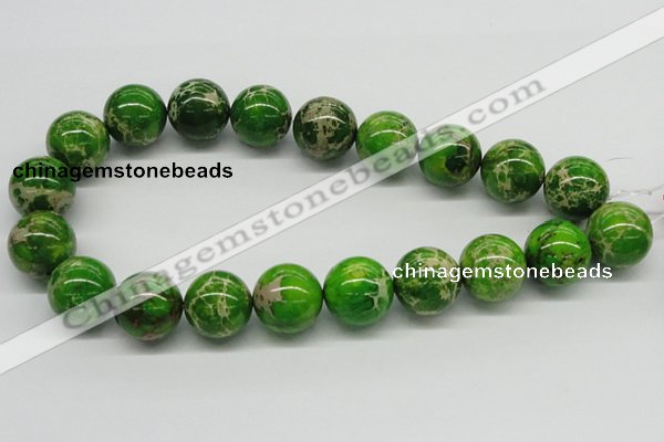 CDI85 16 inches 20mm round dyed imperial jasper beads wholesale