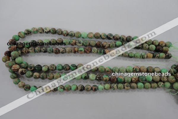 CDI851 15.5 inches 6mm round dyed imperial jasper beads wholesale