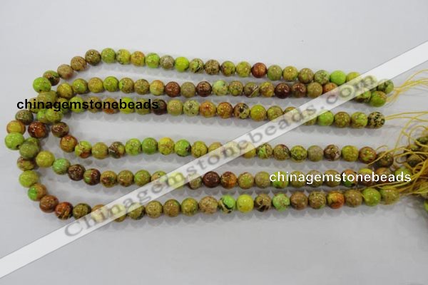 CDI861 15.5 inches 6mm round dyed imperial jasper beads wholesale