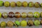 CDI865 15.5 inches 14mm round dyed imperial jasper beads wholesale