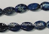 CDI913 15.5 inches 10*14mm oval dyed imperial jasper beads