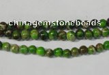 CDI920 15.5 inches 4mm round dyed imperial jasper beads