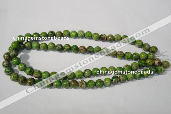 CDI921 15.5 inches 10mm round dyed imperial jasper beads