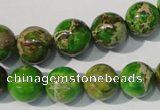 CDI922 15.5 inches 12mm round dyed imperial jasper beads