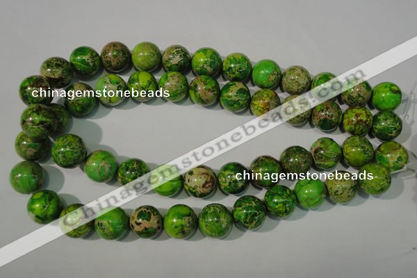 CDI923 15.5 inches 16mm round dyed imperial jasper beads