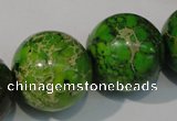 CDI925 15.5 inches 24mm round dyed imperial jasper beads