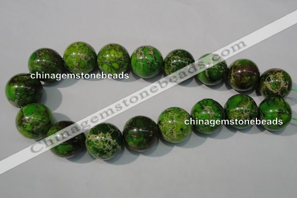 CDI925 15.5 inches 24mm round dyed imperial jasper beads