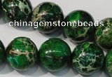 CDI958 15.5 inches 18mm round dyed imperial jasper beads