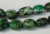 CDI960 15.5 inches 10*13mm nuggets dyed imperial jasper beads