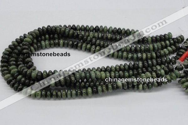 CDJ03 15.5 inches 5*10mm rondelle Canadian jade beads wholesale