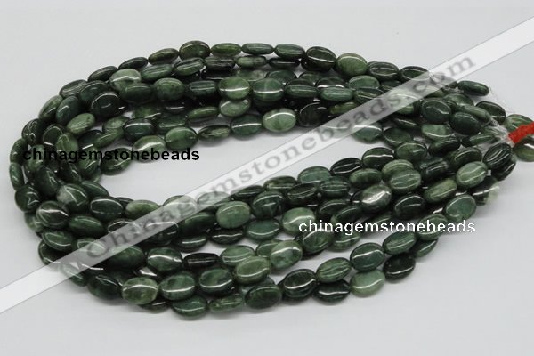 CDJ07 15.5 inches 10*14mm oval Canadian jade beads wholesale