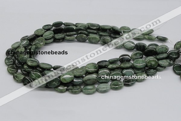 CDJ08 15.5 inches 12*16mm oval Canadian jade beads wholesale