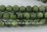 CDJ139 15.5 inches 6mm round Canadian jade beads wholesale