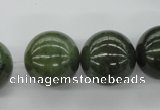 CDJ143 15.5 inches 18mm round Canadian jade beads wholesale