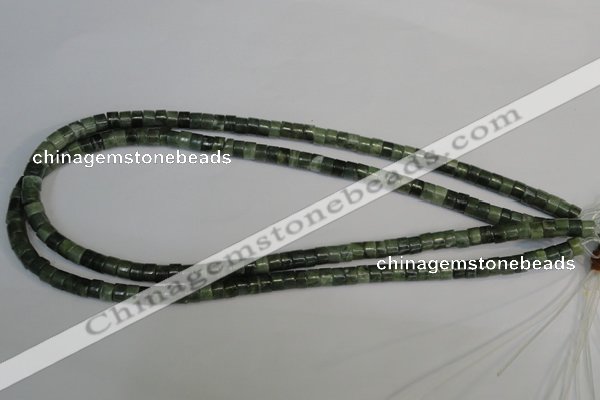 CDJ25 15.5 inches 4*6mm heishi Canadian jade beads wholesale