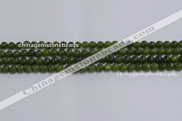 CDJ271 15.5 inches 6mm round Canadian jade beads wholesale