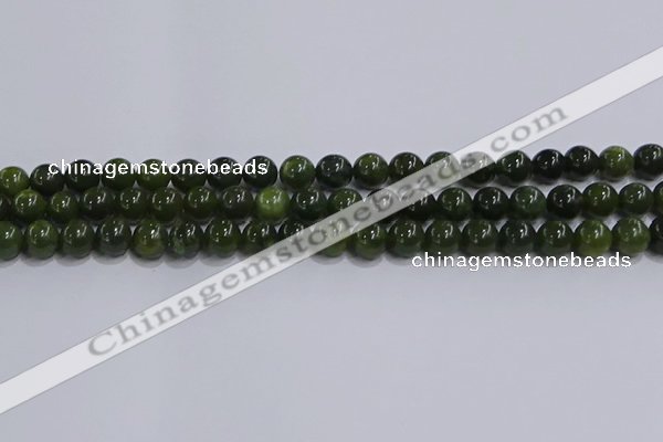 CDJ272 15.5 inches 8mm round Canadian jade beads wholesale