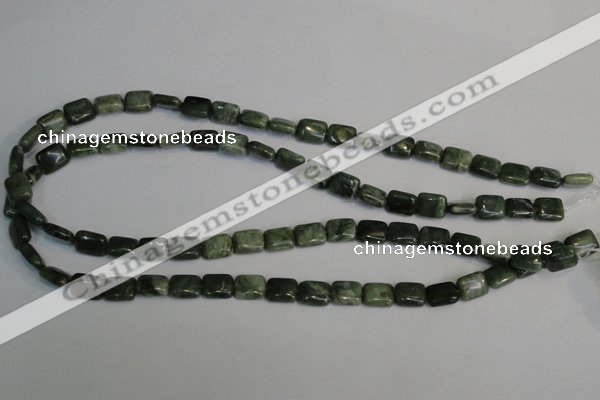 CDJ30 15.5 inches 8*10mm rectangle Canadian jade beads wholesale