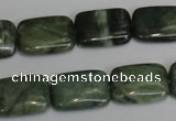 CDJ31 15.5 inches 13*18mm rectangle Canadian jade beads wholesale