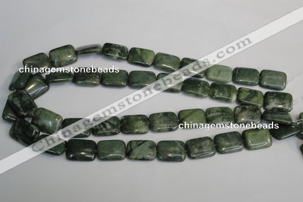 CDJ32 15.5 inches 15*20mm rectangle Canadian jade beads wholesale